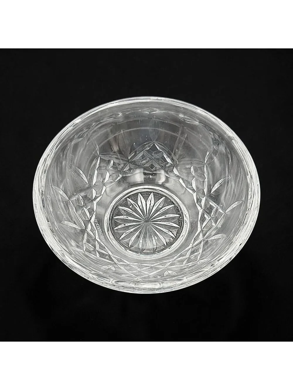 Vtg Waterford Crystal Bowl Signed Irish Cut Crystal Candy Nut Trinket Dish
